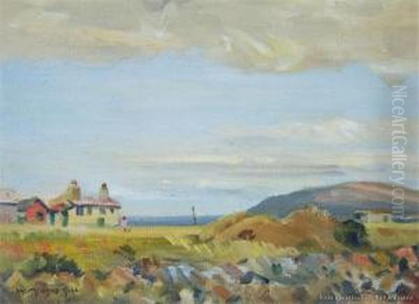 Smokehouse, Fisherman's Bay Oil Painting by William Menzies Gibb