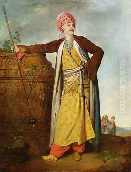 Portrait of an Armenian 1771 Oil Painting by Richard Cosway