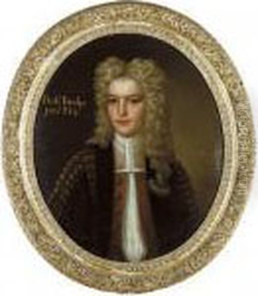 Portrait Of Robert Broke, Jnr. (1701-1718) Oil Painting by Thomas Gibson