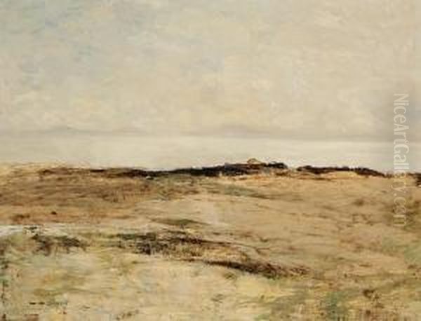 Coastal Landscape Oil Painting by William Alfred Gibson