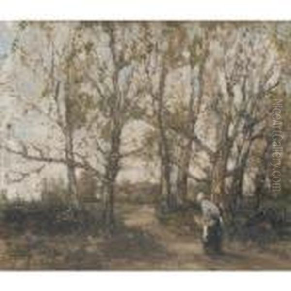 The Woodland Path Oil Painting by William Alfred Gibson