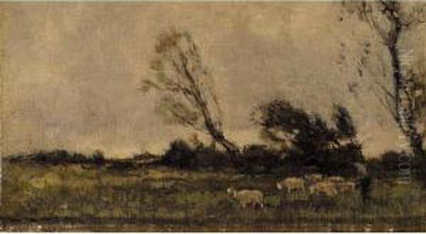 Pastoral Scene Oil Painting by William Alfred Gibson