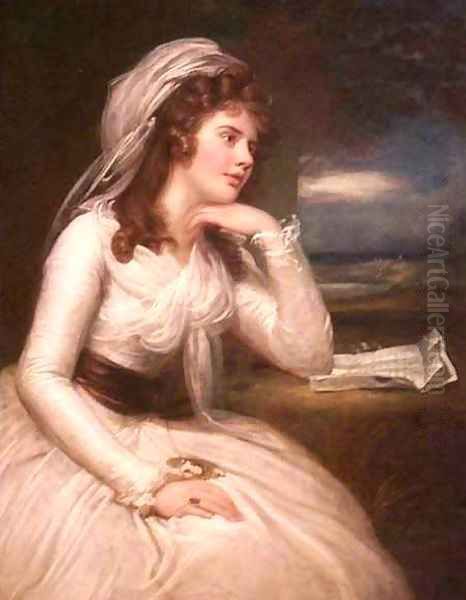 Margaret Cocks later Margaret Smith Oil Painting by Richard Cosway