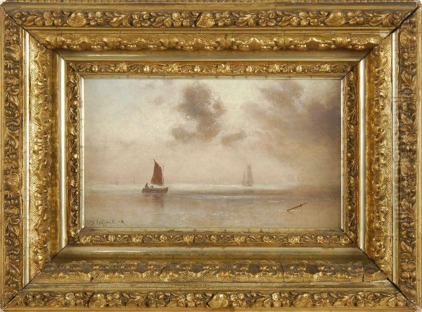 Approaching Storm Oil Painting by Charles Henry Gifford