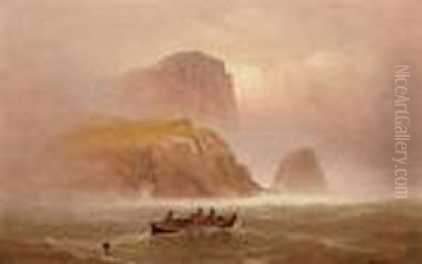 Off The Coast Oil Painting by Charles Henry Gifford