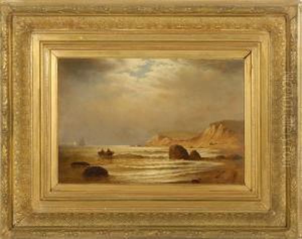 Southeast, Ma Coastal Scene Oil Painting by Charles Henry Gifford