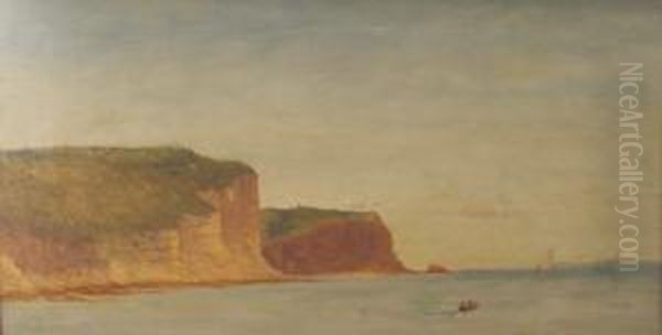 Gay Head, Martha'svineyard Oil Painting by Charles Henry Gifford