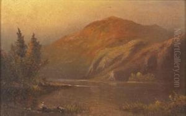 Sunset In The Whitemountains Oil Painting by Charles Henry Gifford