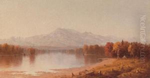 Moat Mountain, New Hampshire Oil Painting by Sanford Robinson Gifford