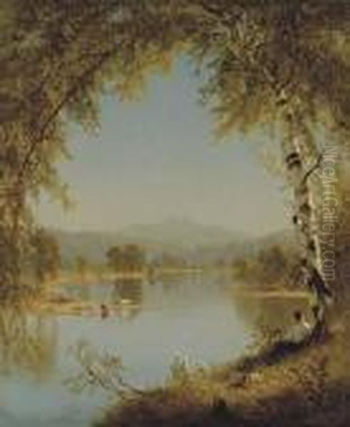 Summer Idyll Oil Painting by Sanford Robinson Gifford