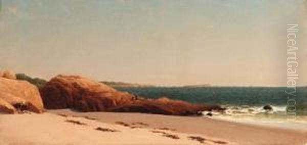 Manchester Beach, Massachusetts Oil Painting by Sanford Robinson Gifford