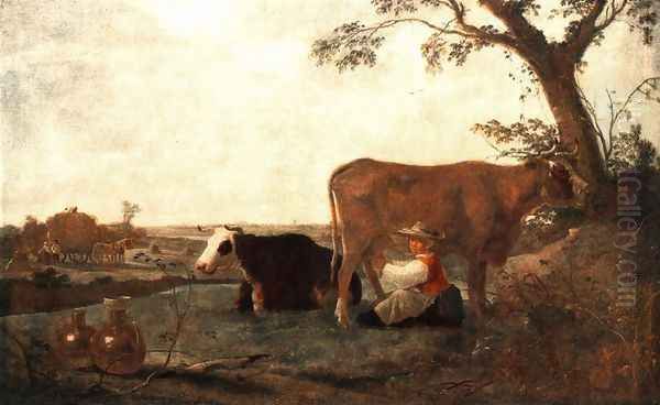 The Dairy Maid 1650s by Aelbert Cuyp