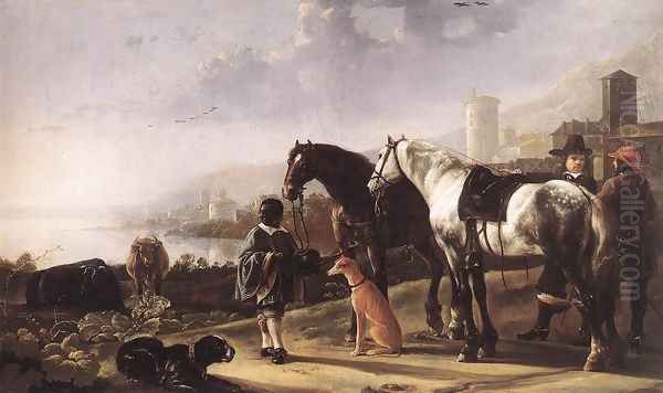 The Negro Page, c. 1652 Oil Painting by Aelbert Cuyp