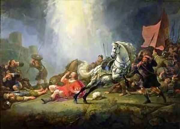 The Conversion of St Paul or The Road to Damascus Oil Painting by Aelbert Cuyp