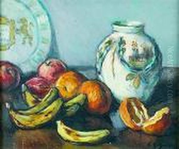 Bodegon Oil Painting by Ludovic Gignoux