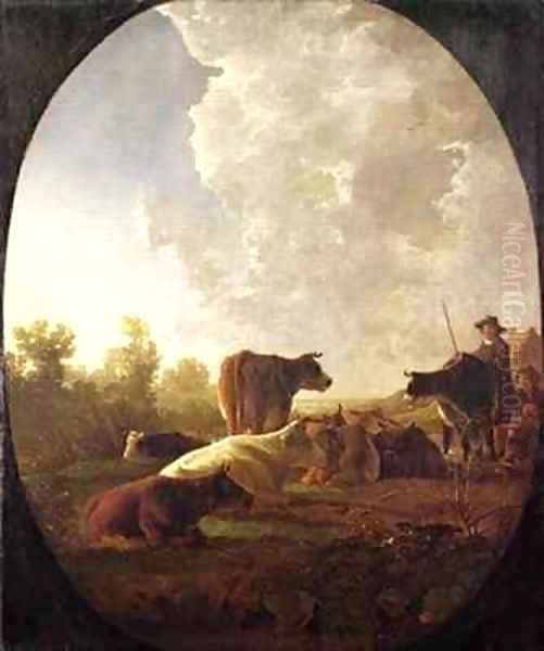 Sunset after Rain Oil Painting by Aelbert Cuyp