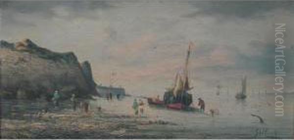 Marine Oil Painting by Victor-Gabriel Gilbert