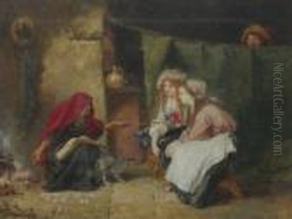 The Fortune Teller Oil Painting by Sir John Gilbert