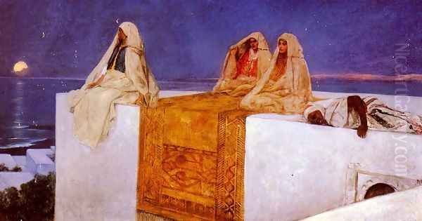 Arabian Nights Oil Painting by Benjamin Jean Joseph Constant