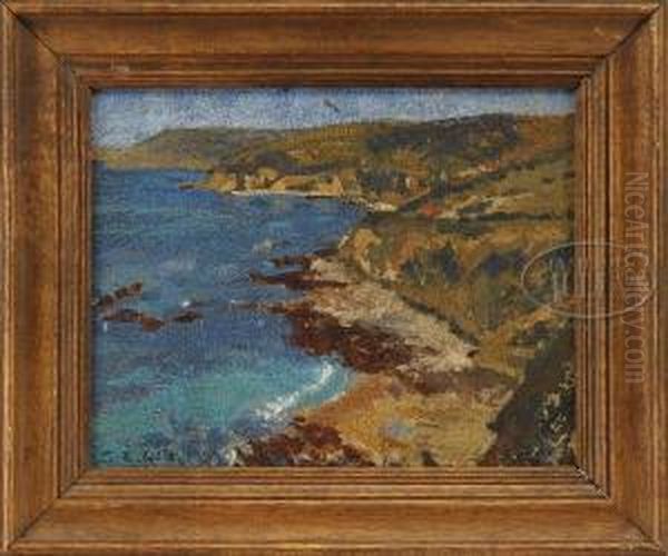 California Coastline Oil Painting by Selden Connor Gile