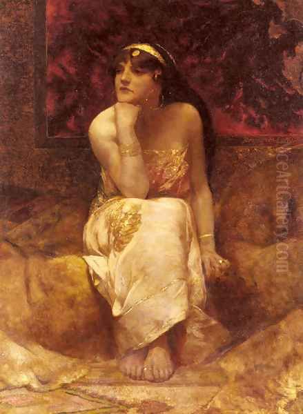 Queen Herodiade Oil Painting by Benjamin Jean Joseph Constant