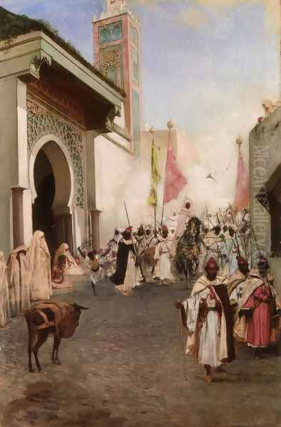 Entrance of Mohammed II into Constantinople Oil Painting by Benjamin Jean Joseph Constant