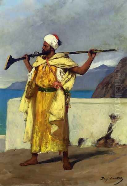 The Watchful Guard Oil Painting by Benjamin Jean Joseph Constant