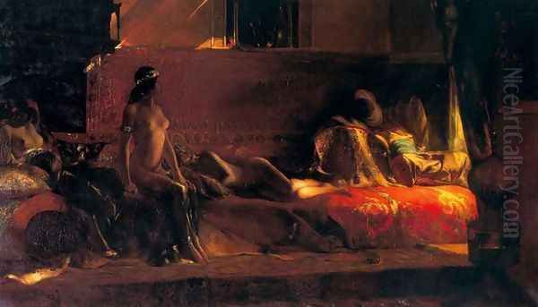 Les Chérifas Oil Painting by Benjamin Jean Joseph Constant