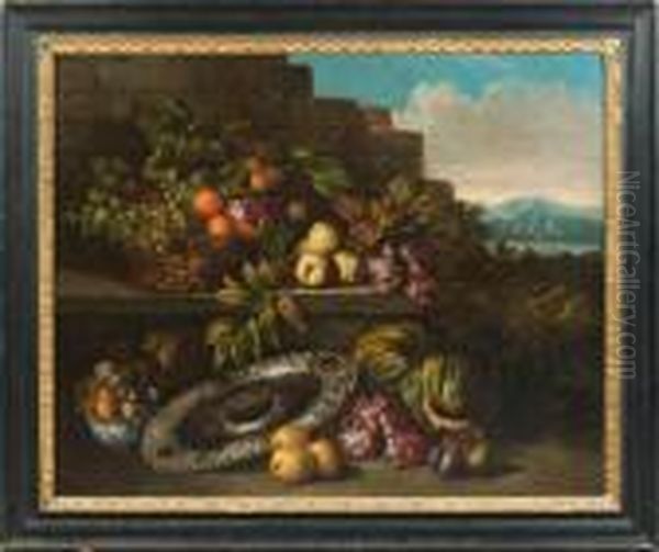 Nature Morte Oil Painting by Jan Pauwel Ii Gillemans