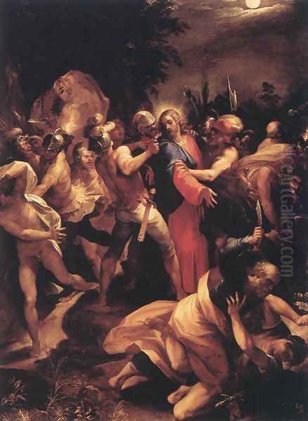 The Betrayal of Christ 1596-97 Oil Painting by Giuseppe Cesari