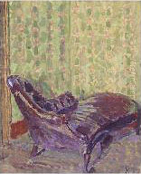 The Horse Hair Chaise-longue Oil Painting by Harold Gilman