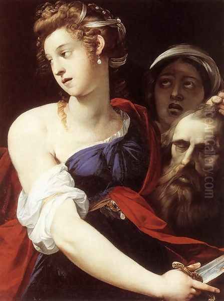 Judith with the Head of Holofernes 1605-10 Oil Painting by Giuseppe Cesari