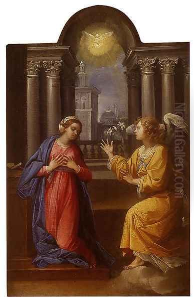 The Annunciation Oil Painting by Giuseppe Cesari