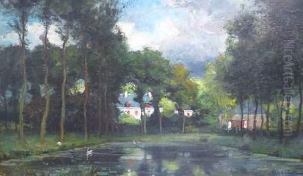 Paysage Oil Painting by Victor Gilsoul