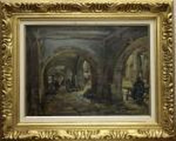 Girona Oil Painting by Francisco Arasa