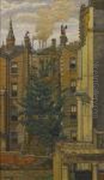 The Unscathed Tree Oil Painting by Charles Ginner