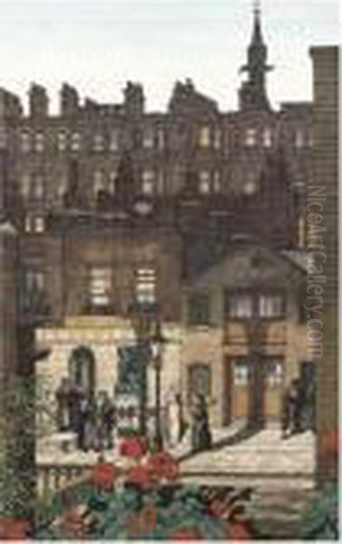 Cope Place, Kensington Oil Painting by Charles Ginner