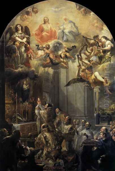 Mass for the Order of Trinitarians, 1666 Oil Painting by Juan Carreno De Miranda