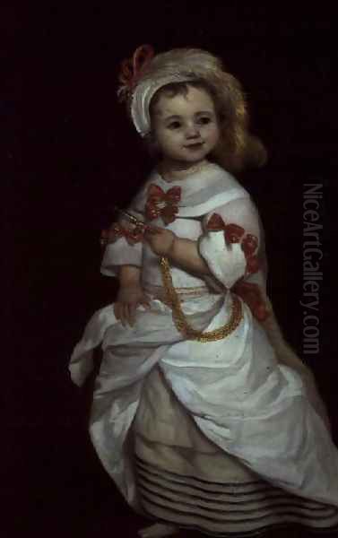 Portrait of an Infanta Oil Painting by Juan Carreno De Miranda