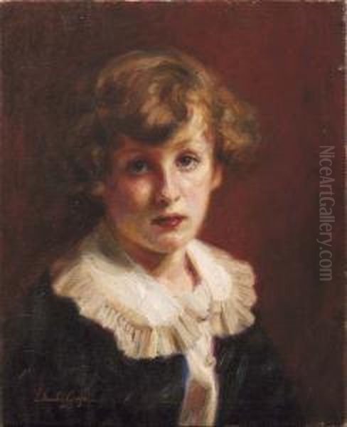 Bambino Oil Painting by Edoardo Gioia