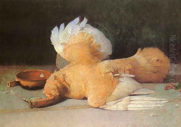 Still Life with Dead Game Oil Painting by Emil Carlsen