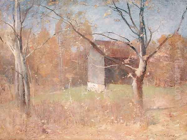 Behind the Artist's Studio Oil Painting by Emil Carlsen