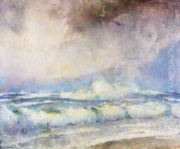 Meeting of the Seas Oil Painting by Emil Carlsen