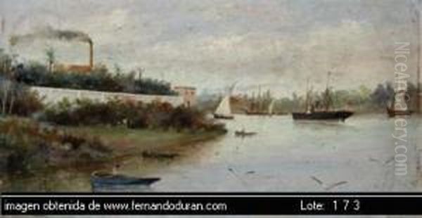 Senza Titolo Oil Painting by Adolfo Giraldez Y Penalver