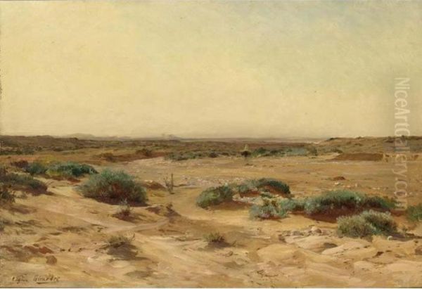 In The Desert Oil Painting by Eugene-Alexis Girardet