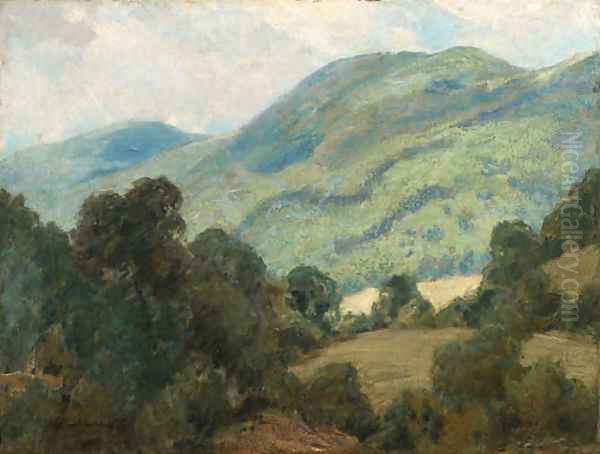 Rolling Hills Oil Painting by Emil Carlsen