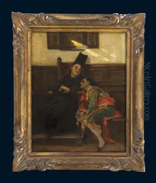 La Confession Du Torero Oil Painting by Eugene Pierre Francois Giraud