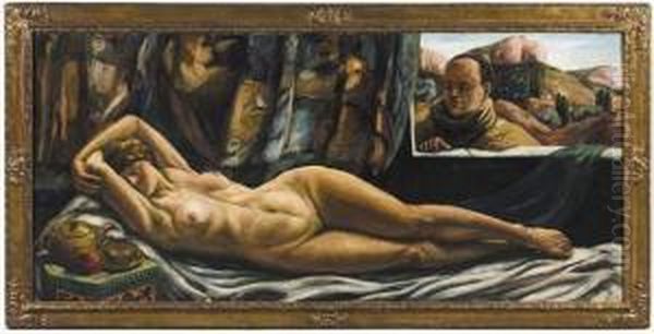 L'eloge De La Beaute Nue Oil Painting by Pierre Paul Girieud