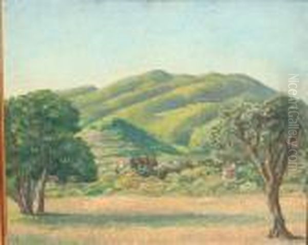 Lourmarin Oil Painting by Pierre Paul Girieud