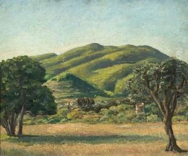 Lourmarin. Oil Painting by Pierre Paul Girieud